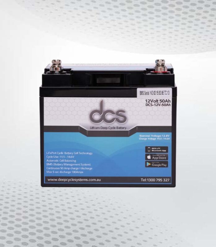 12 V 50 Ah Deep-Cycle-Batterie